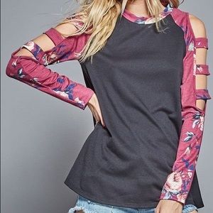 Long Sleeve cut-out sleeve